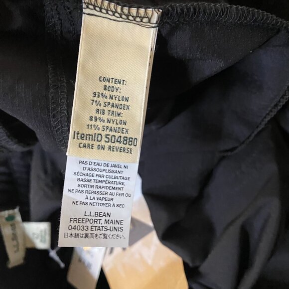 L.L. Bean Vista Camp Cropped Pants Classic Black 2X plus lightweight - Picture 3 of 12
